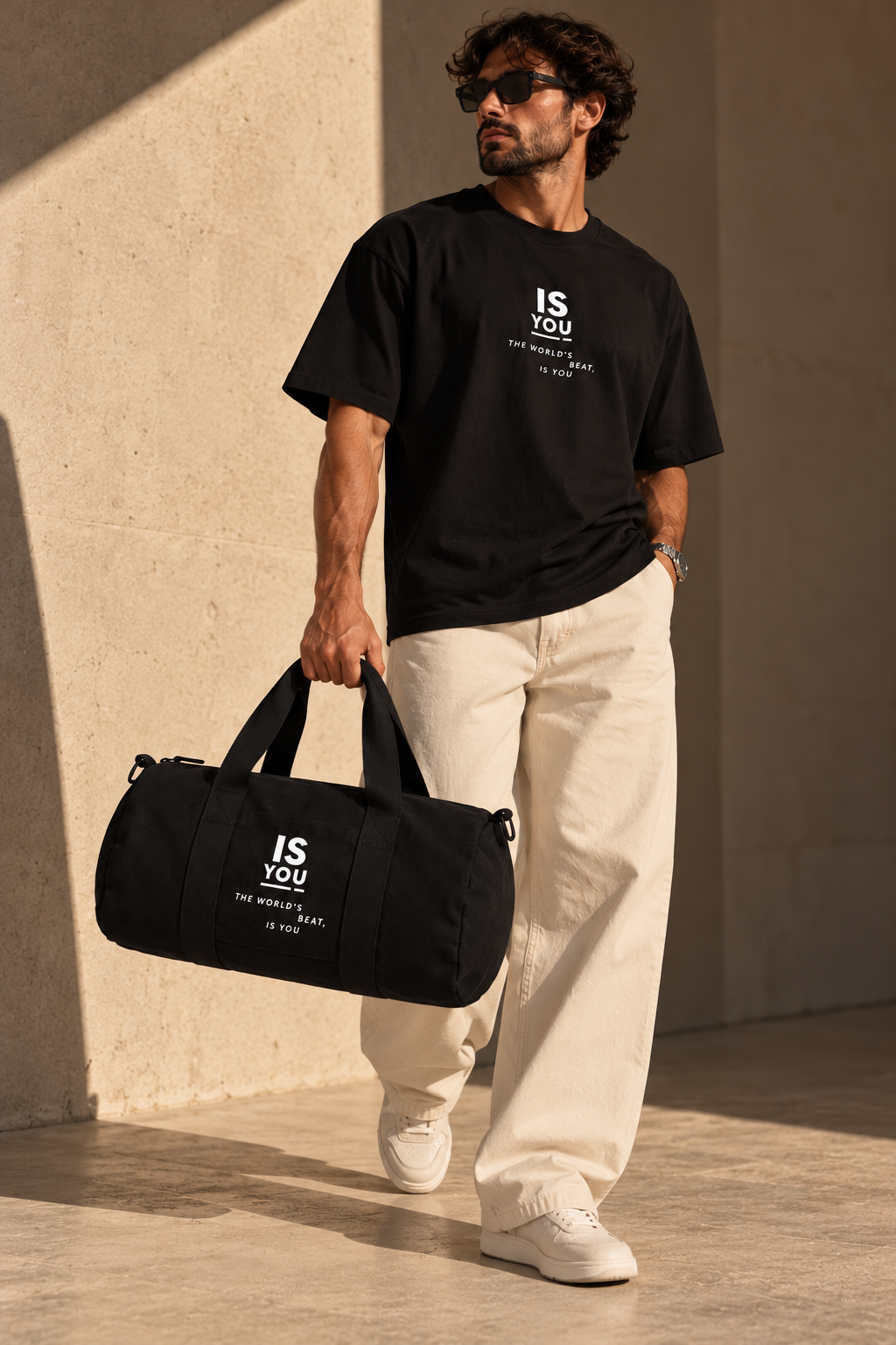 IS YOU — DUFFLE BAG nero, foto 2